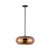 Trinity 14-in Black/Copper LED Pendant