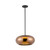 Trinity 14-in Black/Copper LED Pendant