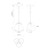 Mulberry 11-in Brushed Gold/Light Guide LED Pendant