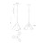 Mulberry 22-in Black/Light Guide LED Pendant