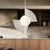 Scorpio 16-in Polished Nickel/Opal Glass LED Pendant