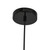 Hayden 7-in Glossy Black LED Pendant
