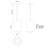 Hayden 7-in Glossy Black LED Pendant