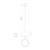 Enkel 15-in Smoked/Brushed Nickel LED Pendant