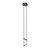 Novel 8-in Black LED Pendant