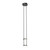 Novel 8-in Black LED Pendant
