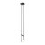 Novel 8-in Black LED Pendant
