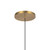 Motif 21-in Brushed Gold LED Pendant