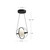 Aries 8-in Brushed Gold LED Pendant