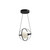 Aries 8-in Black LED Pendant