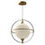 Aries 16-in Brushed Gold LED Pendant