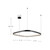 Yukon 31-in Urban Bronze LED Pendant