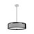 Dalton 16-in Black Organza LED Pendant