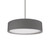 Dalton 16-in Gray LED Pendant