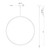 Cirque 36-in Brushed Nickel LED Pendant