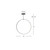 Cirque 36-in Brushed Nickel LED Pendant