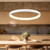 Cortana 32-in White LED Pendant