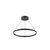 Cerchio 24-in Black LED Pendant