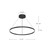 Cerchio 36-in Brushed Gold LED Pendant