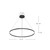 Cerchio 48-in Black LED Pendant