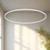 Cerchio 60-in White LED Pendant