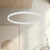 Cerchio 24-in White LED Pendant