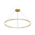 Cerchio 60-in Brushed Gold LED Pendant