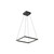 Piazza 18-in Black LED Pendant