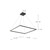 Piazza 36-in White LED Pendant