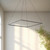 Piazza 48-in Black LED Pendant