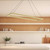 Piazza 48-in Brushed Gold LED Pendant