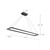 Piazza 48-in Black LED Pendant