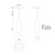 Husk 9-in Metallic Brass LED Pendant