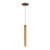 Mason 14-in Vintage Brass LED Pendant