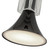 Floe 8-in Glossy Black/Clear Crystal LED Pendant