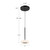 Stephord 4-in Chrome/Clear Glass LED Pendant