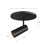 Downey 3-in Black LED Semi Flush Mount