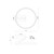 Roda 15-in White LED Semi-Flush Mount