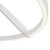 Roda 31-in White LED Semi-Flush Mount