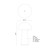Asher 5-in Black LED Table Lamp