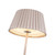 Dario 5-in Moonstone Gray LED Table Lamp