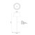 Dario 5-in White LED Table Lamp