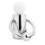 Septum 8-in Chrome LED Table Lamp
