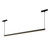 Kyan 33-in Black 4000K Trilo Track Linear Pendant