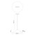 Luiz 15-in Black Trilo Track Pendant