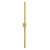 Vera 52-in Brushed Gold LED Vanity Light