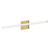 Saphir 34-in Brushed Gold LED Vanity