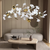 Ceramic Ginkgo Leaves Chandelier Lighting