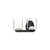 Cedar 12-in Black/Clear LED Vanity