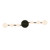 Cypress 29-in Black/Opal Glass LED Vanity